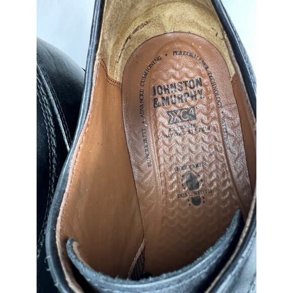 Johnston & Murphy 15-2435 Tabor‎ Run Off Sheepskin Box Toe Dress Shoes 11M - Picture 9 of 10